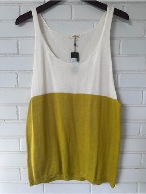 May & July NWT Colorblock Knit Scoop Neck Tank Top - Size M/L